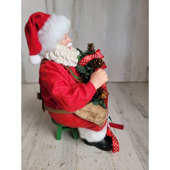 Clothtique possible dreams make it merry Santa Claus Xmas figure - Picture 3 of 8